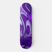 Paarse bloemdromen persoonlijk skateboard (Voorkant)