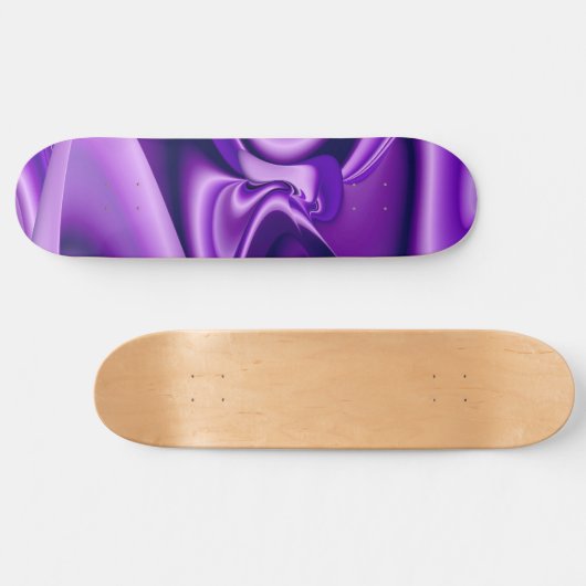 Paarse bloemdromen persoonlijk skateboard (Horizontaal)