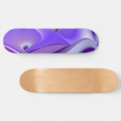 Paarse bloemdromen persoonlijk skateboard (Horizontaal)