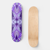 Paarse bloemdromen persoonlijk skateboard (Voorkant)