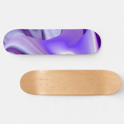 Paarse bloemdromen persoonlijk skateboard (Horizontaal)