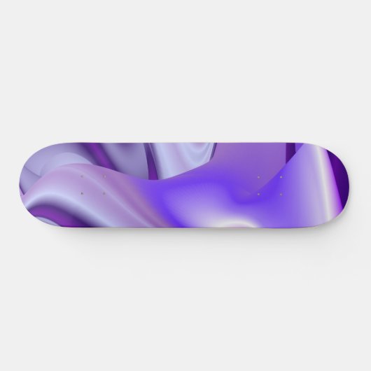 Paarse bloemdromen persoonlijk skateboard (Horizontaal)