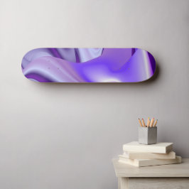 Paarse bloemdromen persoonlijk skateboard