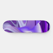 Paarse bloemdromen persoonlijk skateboard (Horizontaal)