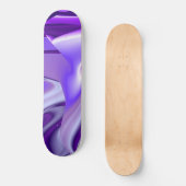 Paarse bloemdromen persoonlijk skateboard (Voorkant)