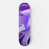Paarse bloemdromen persoonlijk skateboard (Voorkant)