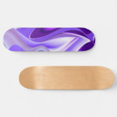 Paarse bloemdromen persoonlijk skateboard (Horizontaal)