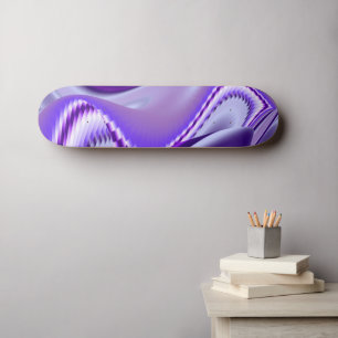 Paarse bloemdromen persoonlijk skateboard