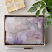 Paarse Bloemen 18b Decoupage Tissuepapier (Geschenk)