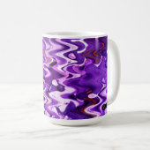 PAARSE BLOEMEN ABSTRACT KOFFIEMOK (Voorkant rechts)