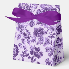 Paarse Bloemen Bedankdoosjes