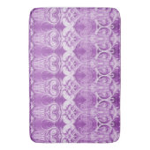 Paarse bloemen bloeien badmat (Voorkant Verticaal)