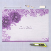 Paarse bloemen bloeien weefselpapier tissuepapier (Craft)