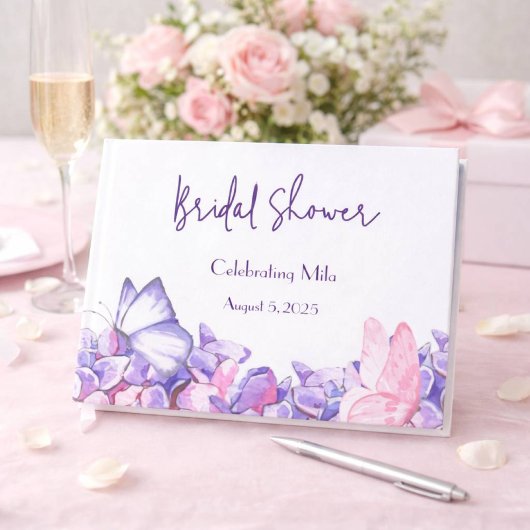 PAARSE BLOEMEN BOTANISCH GASTENBOEK