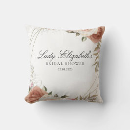 Paarse bloemen Bridgerton Bruiloftsfeest Kussen