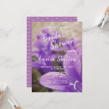 Paarse Bloemen Bruiloftsfeest