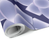 Paarse bloemen cadeaupapier (Rol Hoek)