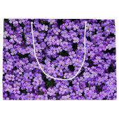 Paarse Bloemen Cadeautas Viooltjes (Achterkant)