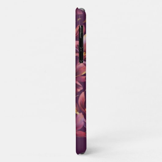 Paarse Bloemen- Case-Mate iPhone Case (Achterkant/links)