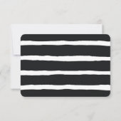 Paarse bloemen dank je. Bloem bruiloft nota Kaart (Achterkant)