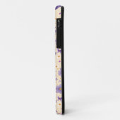 Paarse Bloemen en Vlinders Bloem Mobiele Telefoon Case-Mate iPhone Case (Achterkant/links)