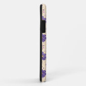 Paarse Bloemen en Vlinders Bloem Mobiele Telefoon Case-Mate iPhone Case (Achterkant/rechts)