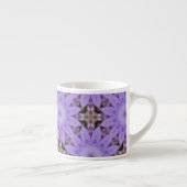 Paarse Bloemen Espresso Kop (Rechts)