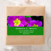 paarse bloemen etiket (Insitu)