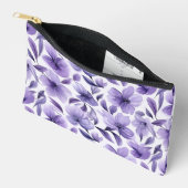 Paarse Bloemen Etui (Open)