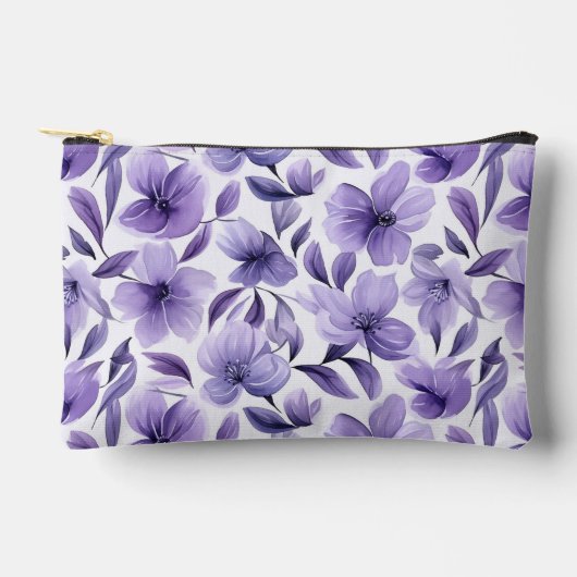 Paarse Bloemen Etui (Voorkant)