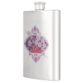 paarse bloemen flacon (Links)