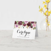 Paarse Bloemen Foto Wil je mijn Bloemenmeisje zijn Kaart (Gele Bloem)