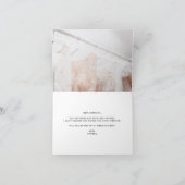 Paarse Bloemen Foto Wil je mijn Bloemenmeisje zijn Kaart (Binnen)