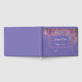 Paarse Bloemen Gastenboek (paarse) (Volledig)