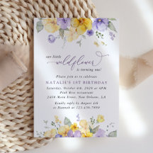 Paarse Bloemen, Gele Bloemen, Eerste Verjaardag