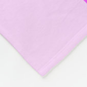 PAARSE BLOEMEN GEPERSONALISEERDE SERENITEIT GEBEDS FLEECE DEKEN (Hoek)