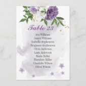 paarse bloemen grauwe kaart (Voorkant)