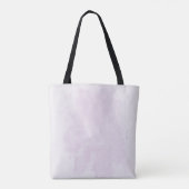 paarse bloemen groen tote bag (Achterkant)