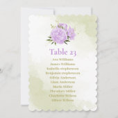  paarse bloemen groen zitkaart kaart (Voorkant)