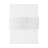 paarse bloemen groene bladeren bruiloft uitnodigingen wikkel (Achterkant Voorbeeld)