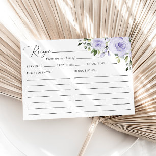Paarse Bloemen, Groene Planten, Bruiloft Recept