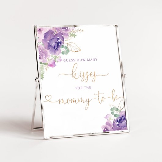 Paarse bloemen hoeveel kusjes voor de aanstaande m poster