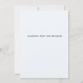 Paarse Bloemen Huwelijksuitnodigingen - Anjer Desi Kaart (Achterkant)