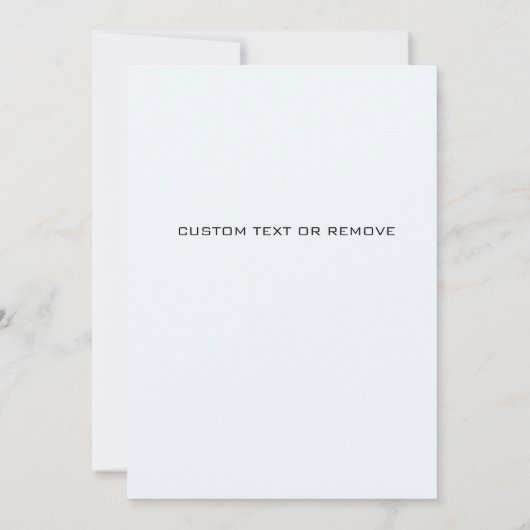 Paarse Bloemen Huwelijksuitnodigingen - Anjer Desi Kaart (Achterkant)