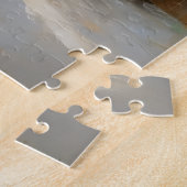 Paarse Bloemen Ingang Legpuzzel (Zijkant)