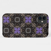 Paarse Bloemen iPhone5 Hoesje (Achterkant (horizontaal))