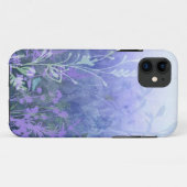 Paarse Bloemen iPhone 5G Hoesje (Achterkant (horizontaal))