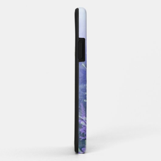 Paarse Bloemen iPhone 5G Hoesje (Achterkant/rechts)