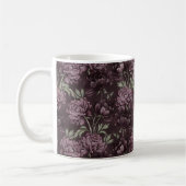 Paarse Bloemen Koffiemok (Links)