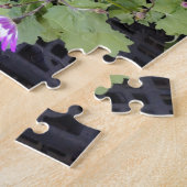 Paarse Bloemen Legpuzzel (Zijkant)